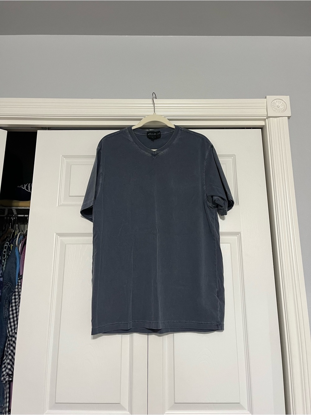 Eddie Bauer Blue Crewneck Short Sleeve Tee
